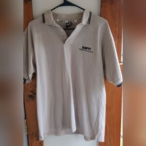 ESPN sportscenter Men's Polo Shirt Size Medium